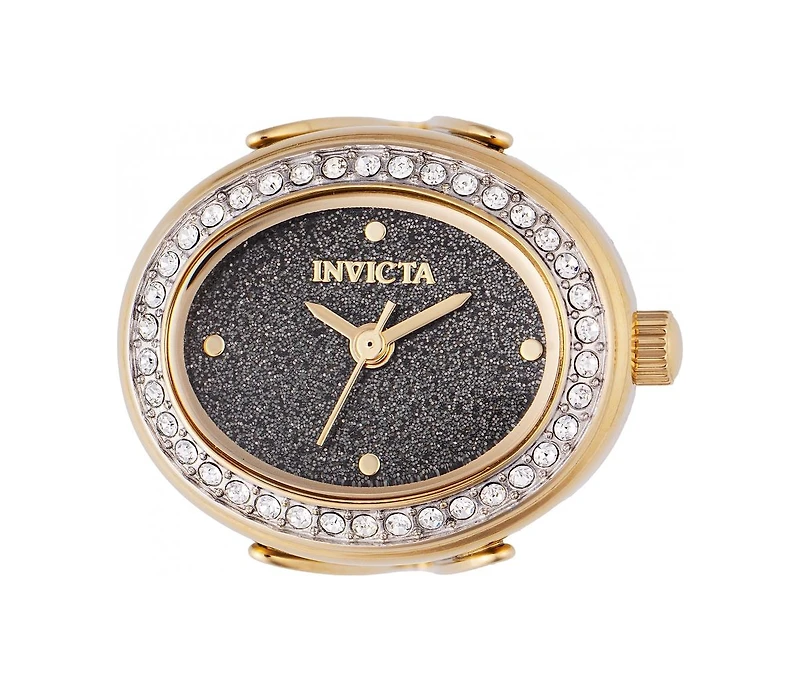 Invicta Women's 49601 Mini Quartz 2 Hand Black Dial Watch