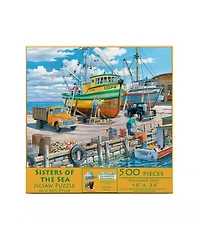 SunsOut Sisters of the Sea 500 piece Jigsaw Puzzle for Adults
