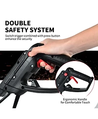 Corded Electric Tiller and Cultivator 9-Inch Tilling Depth