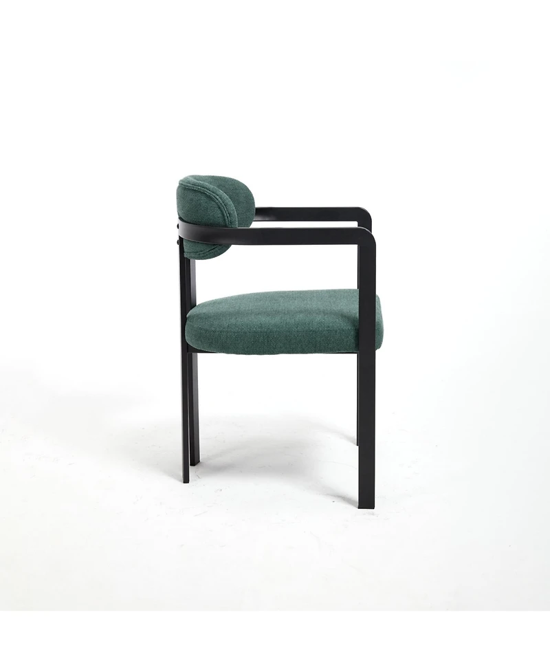 Streamdale Furniture Streamdale Mid-Century Boucle Dining Chairs, Set of 2