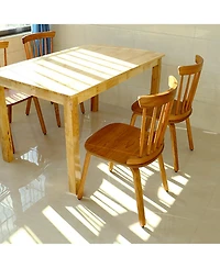 Streamdale Furniture Solid Wood Slat Back Windsor Chair (Set of 2)