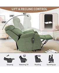 Streamdale Furniture Power Lift Recliner for Elderly Heavy Duty Remote Control