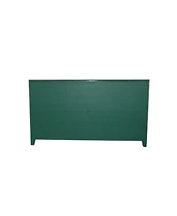 Streamdale Furniture 59" Green Accent Cabinet - Mid Century Modern Buffet/Console