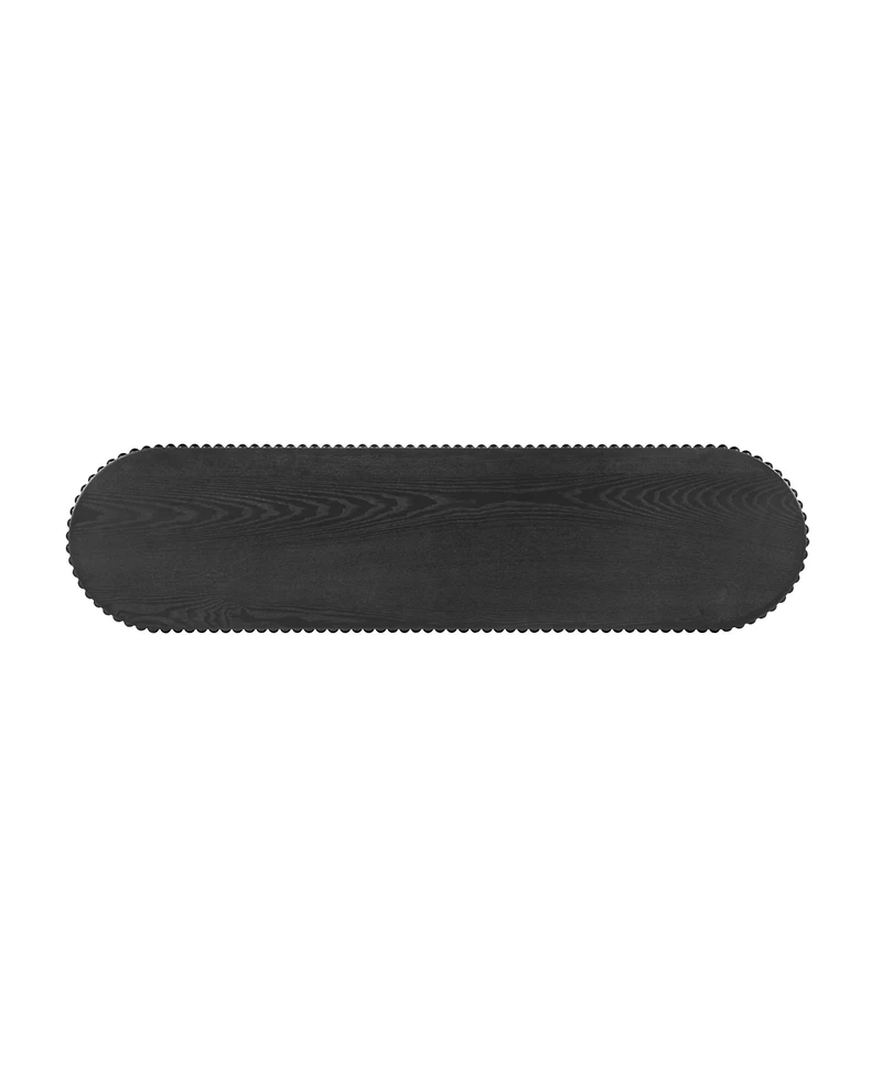 Streamdale Furniture Vintage Console Table - Beaded Trim, Reversible Legs