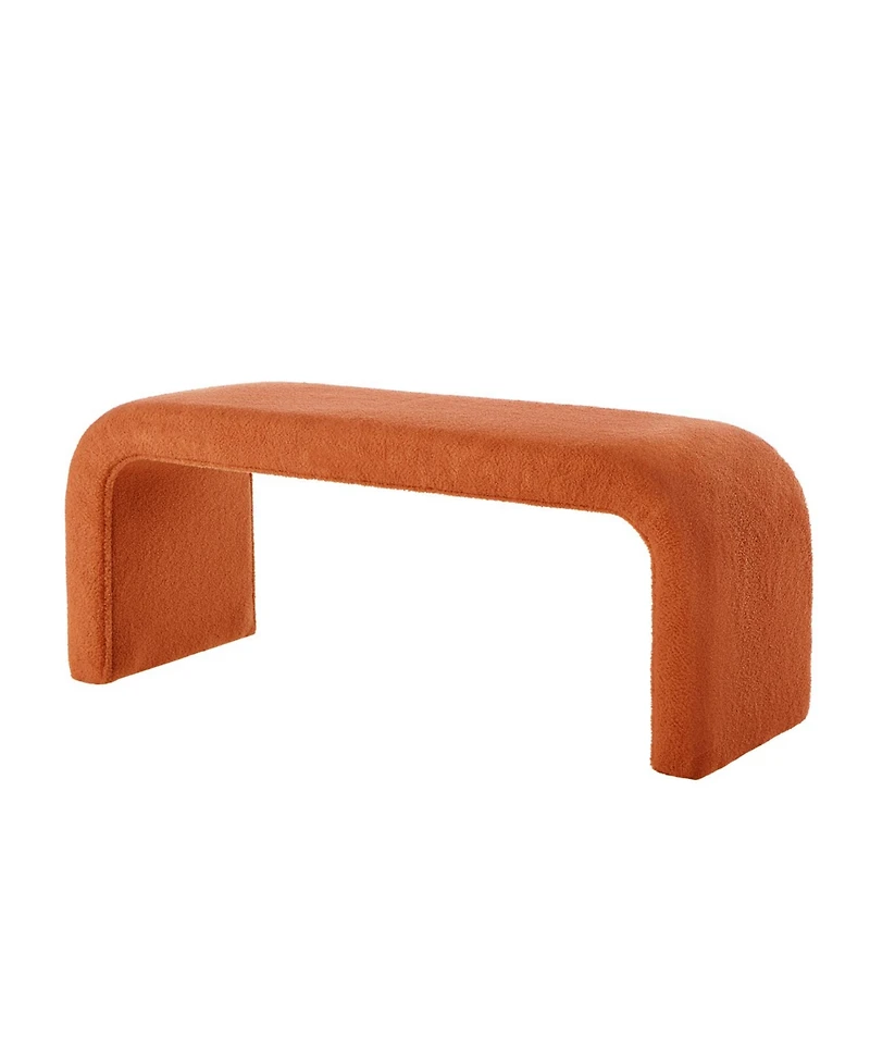 Streamdale Furniture U-Shaped Teddy Ottoman Bench Set of 3