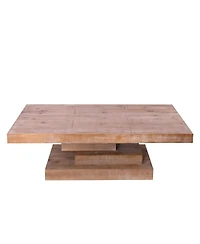 Streamdale Furniture Rustic Wood Coffee Table