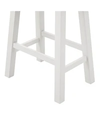 Streamdale Furniture Bar Table & Chairs Set - Antique Grey/White