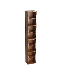 Streamdale Furniture Wavy 8-Layer Adjustable Bookshelf