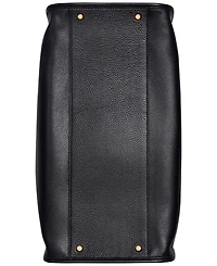 Donna Karan New York Satin Leather Medium Tote Bag