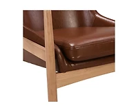 Streamdale Pu Leather Accent Chairs (Set of 2)