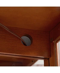 Streamdale Furniture Lighted Glass Display Cabinet