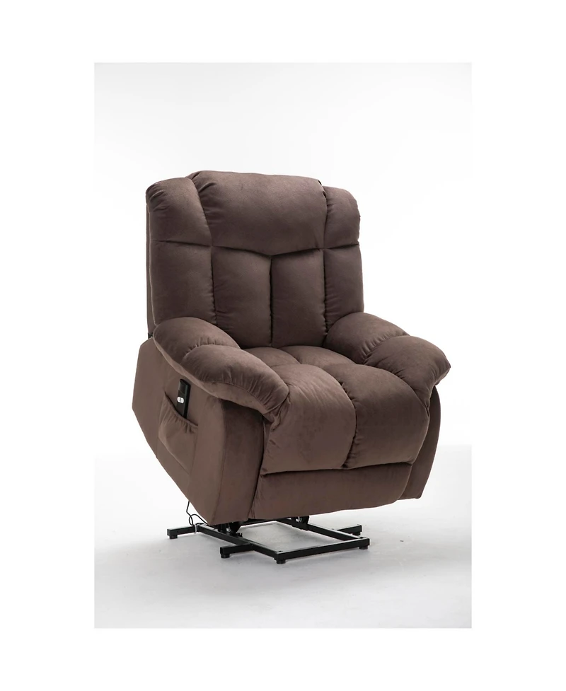 Streamdale Furniture Power Lift Recliner Chair - Heavy Duty Fabric Sofa