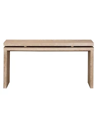 Streamdale Furniture Streamdale 60" Antique Natural Farmhouse Console Table