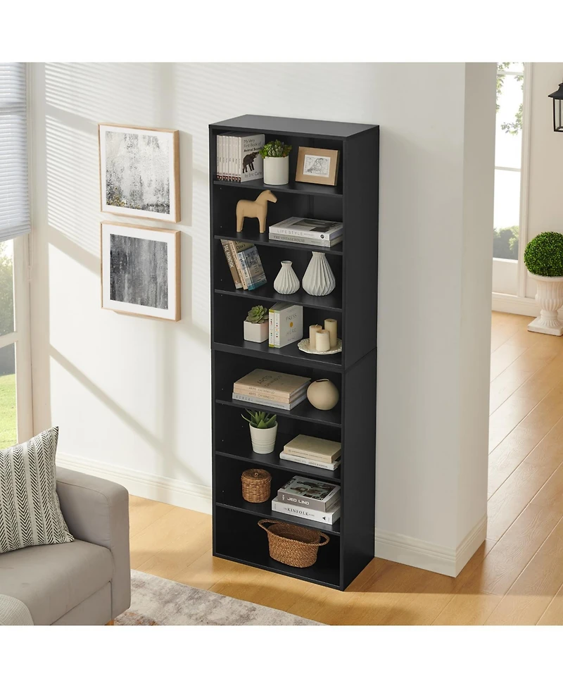 Streamdale Furniture Cd Dvd Storage Cabinet Bookcase Adjustable Shelf