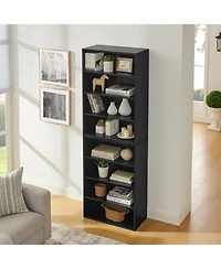 Streamdale Furniture Cd Dvd Storage Cabinet Bookcase Adjustable Shelf