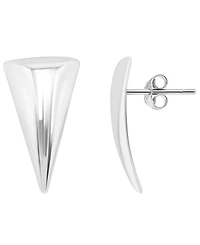 Giani Bernini Sterling Silver Knife-Edge Inverted Triangle Post Earrings, Macy's Exclusive