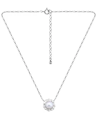 Giani Bernini Cultured Freshwater Pearl (7mm) Necklace, Macy's Exclusive