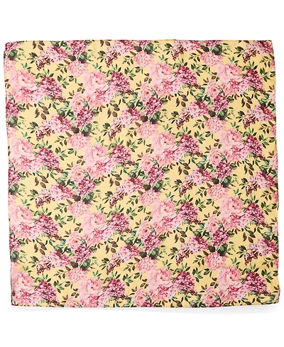 Steve Madden Vintage-Inspired Floral Square Scarf