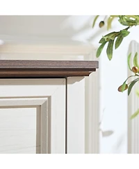 Streamdale Furniture Farmhouse 6-Drawer Chest with Rustic Storage