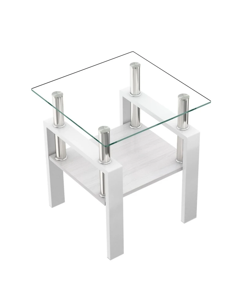 Streamdale Furniture 2 Modern Glass Tea/Coffee Tables