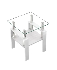 Streamdale Furniture 2 Modern Glass Tea/Coffee Tables