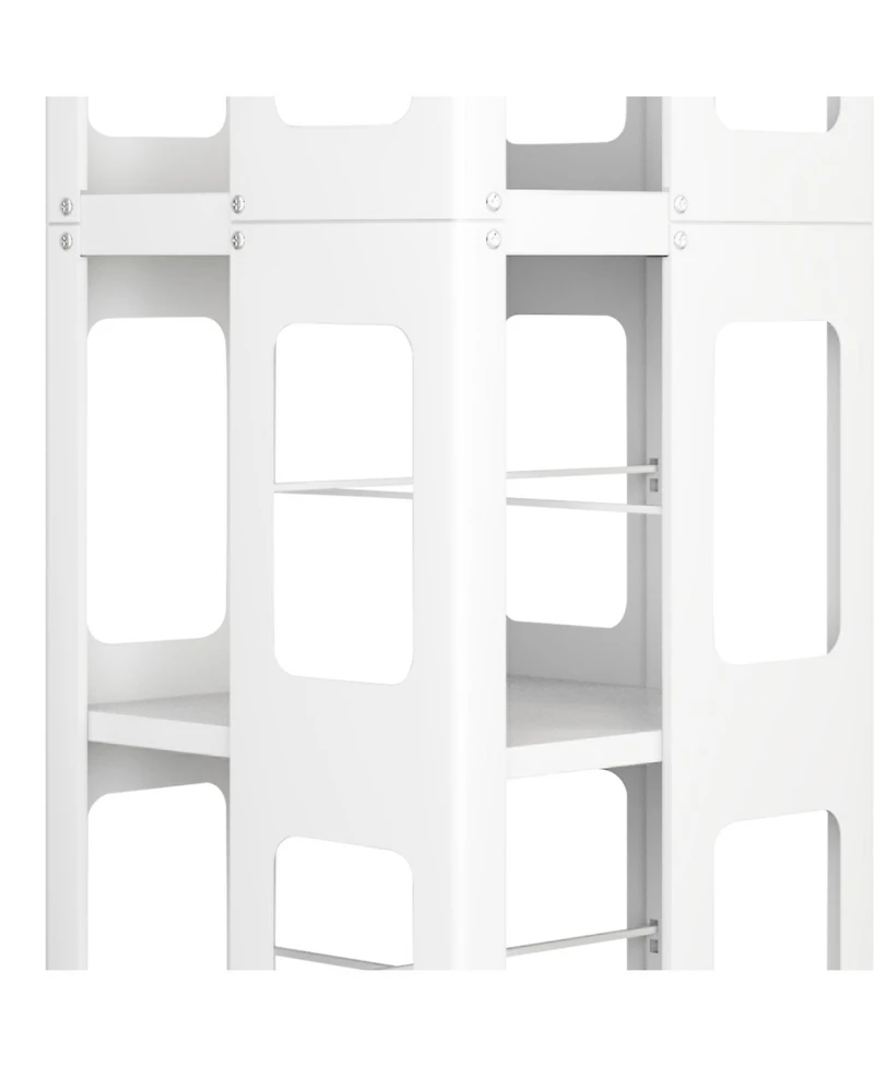 Streamdale Furniture Rotating Steel Bookshelf