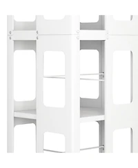 Streamdale Furniture Rotating Steel Bookshelf