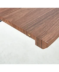 Streamdale Furniture Extendable Table Metal Leg Mdf Top 120-200cm