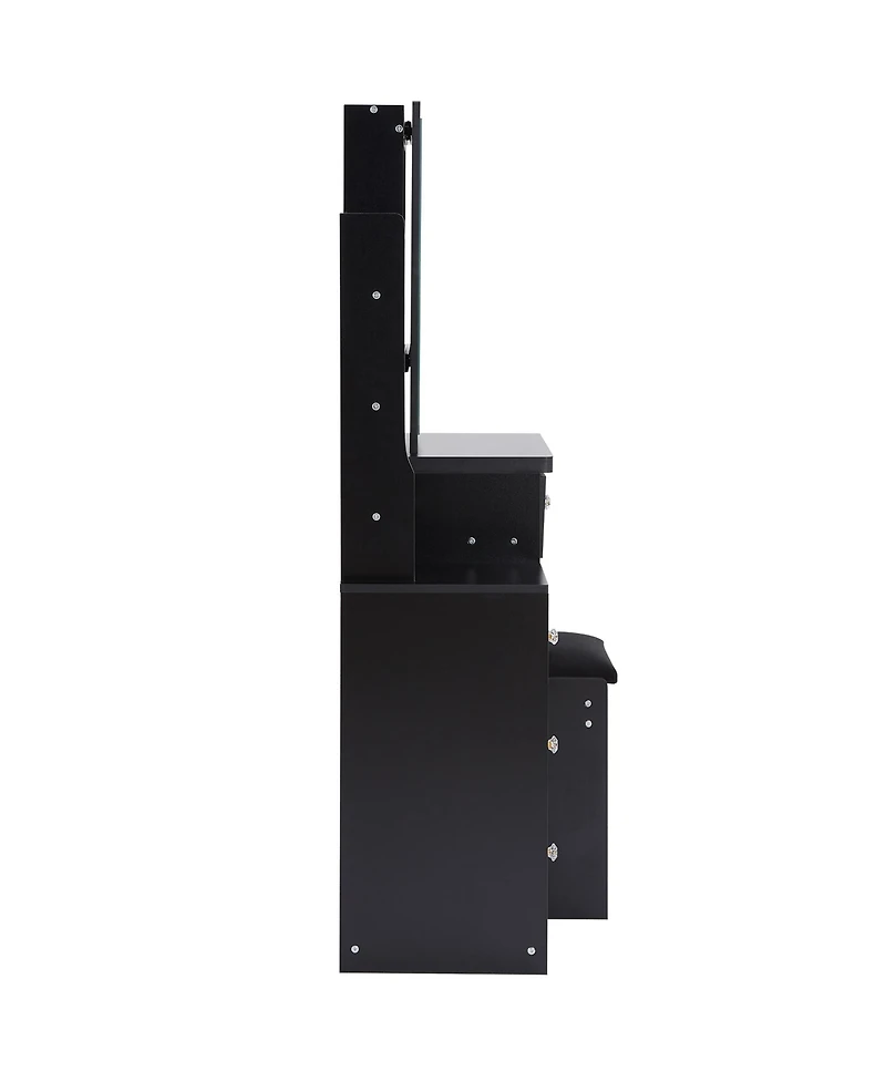 Streamdale Compact Left-Facing Vanity with Storage