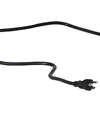 Streamdale Furniture Streamdale Wooden Oval Tv Stand with Charging Station, Mid-Century Media Console, Walnut