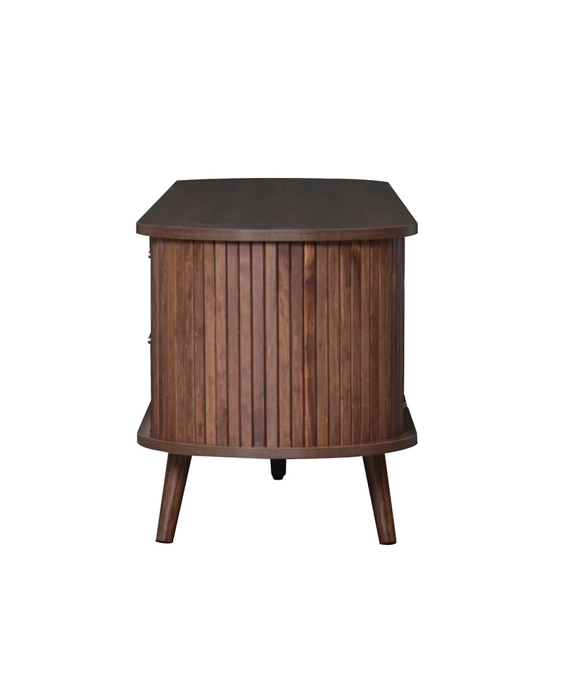 Streamdale Furniture Mid-Century Modern Tv Stand for 80" Tv