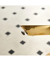 Streamdale Furniture Mid-Century Glass Top Dining Set