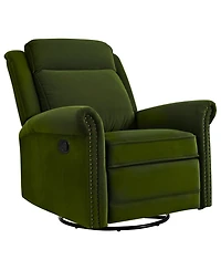 Streamdale Furniture Streamdale 360 Swivel Rocking Recliner, Adjustable Back