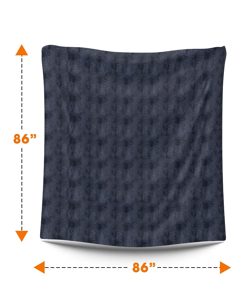 Cheer Collection Ultra Soft Faux Fur to Microplush Reversible Oversized Throw, 86" x