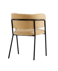 Streamdale Furniture Upholstered Arm Dining Chair Set of 2