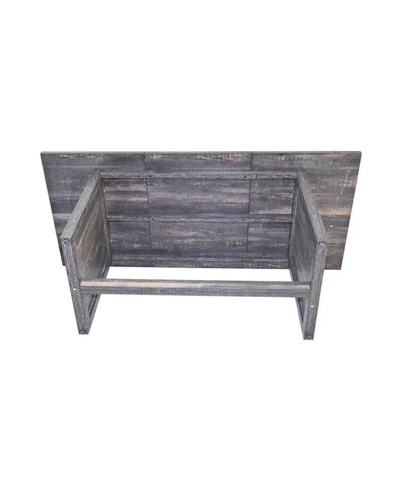 Streamdale Furniture Farmhouse Dining Table 70.87" Gray