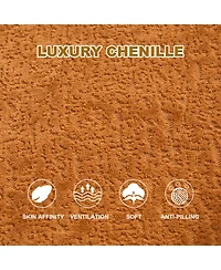 Streamdale Furniture Yin Yang Chenille Sofa Set - Compact, No Assembly, Pillows Included