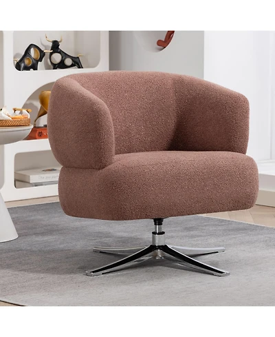 Streamdale Furniture Red Swivel Cuddle Chair - Balcony, Study, Living Room