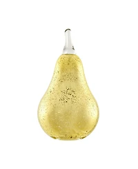 Danya B Alloya Pear Glass Sculpture