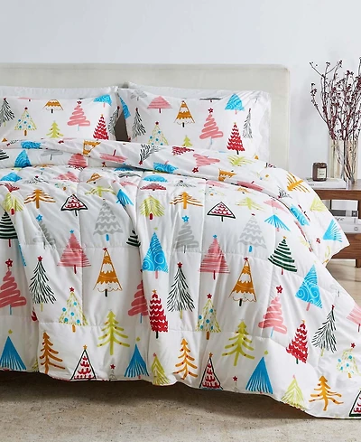 Linery & Co. All-Season Printed Down Alternative Comforter Set