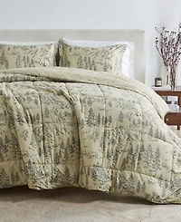 Linery & Co. All-Season Printed Down Alternative Comforter Set