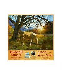 SunsOut Pastoral Sunset 1000 piece Jigsaw Puzzle for Adults