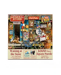 SunsOut Waiting at the Store piece Jigsaw Puzzle for Adults