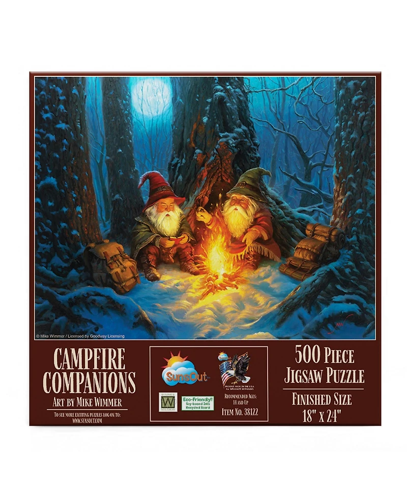 SunsOut Campfire Companions 500 piece Jigsaw Puzzle for Adults