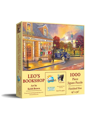 SunsOut Leo's Bookshop 1000 piece Jigsaw Puzzle for Adults