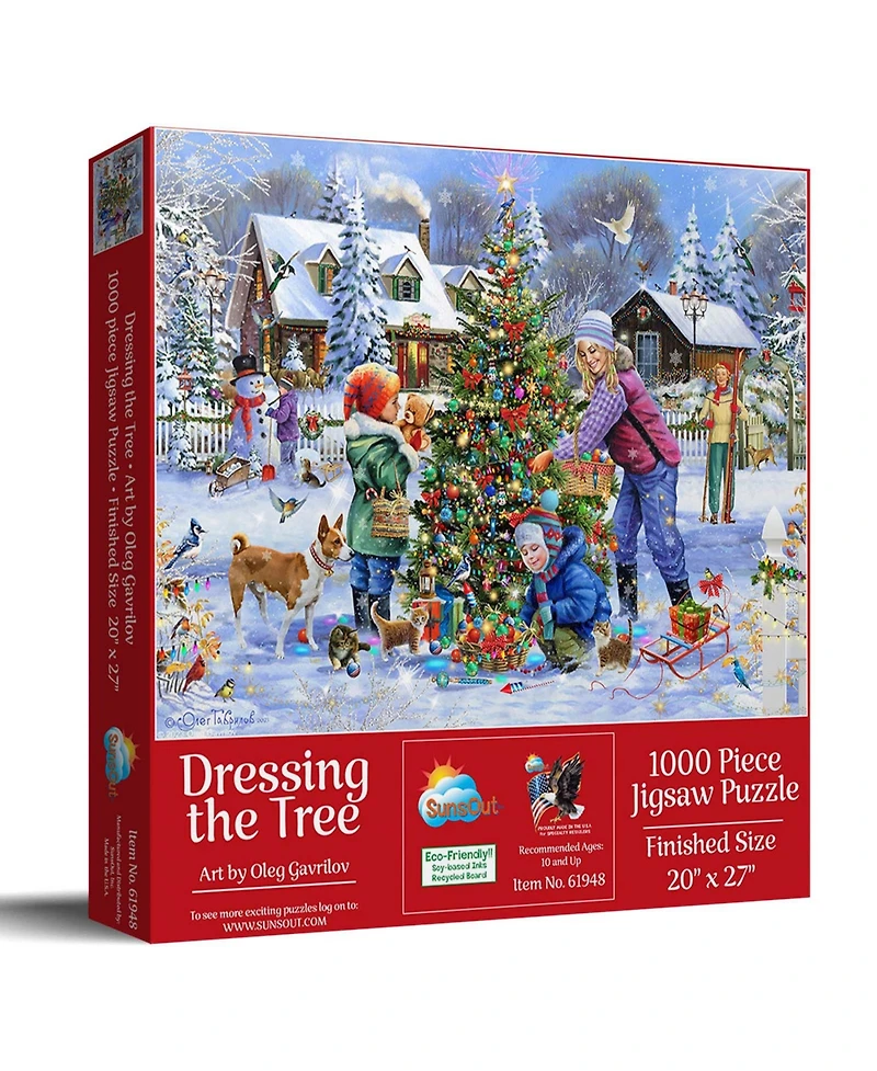 SunsOut Dressing the Tree 1000 piece Jigsaw Puzzle for Adults