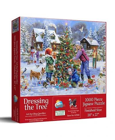 SunsOut Dressing the Tree 1000 piece Jigsaw Puzzle for Adults