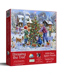 SunsOut Dressing the Tree 1000 piece Jigsaw Puzzle for Adults