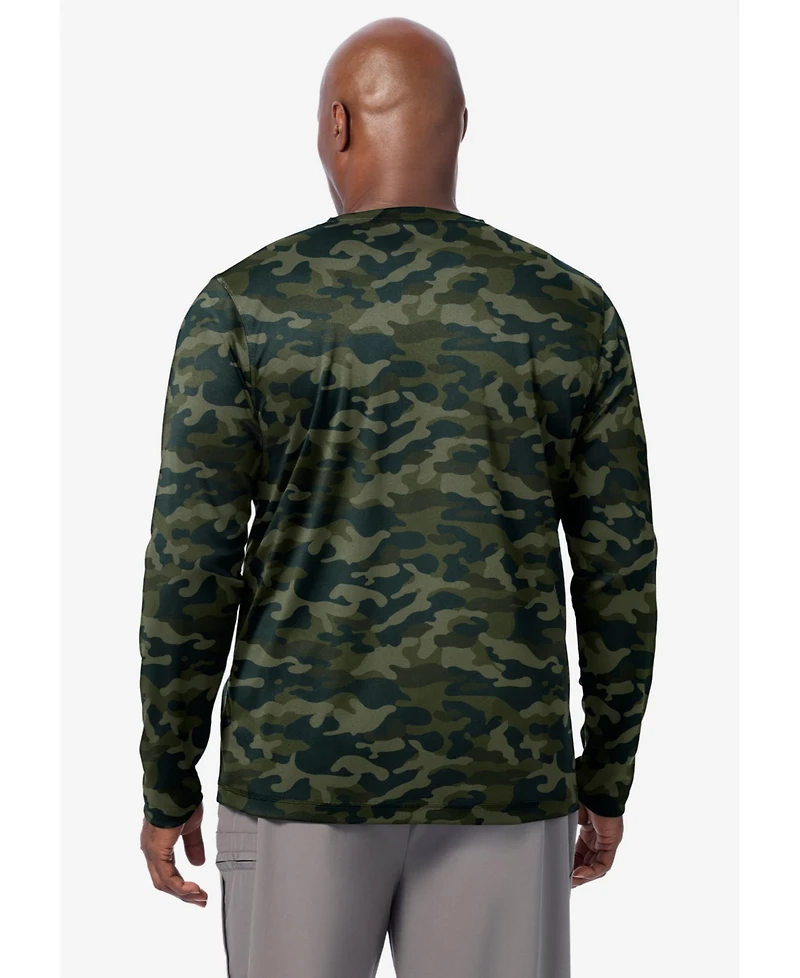 KingSize Big & Tall Long-Sleeve Wicking Top