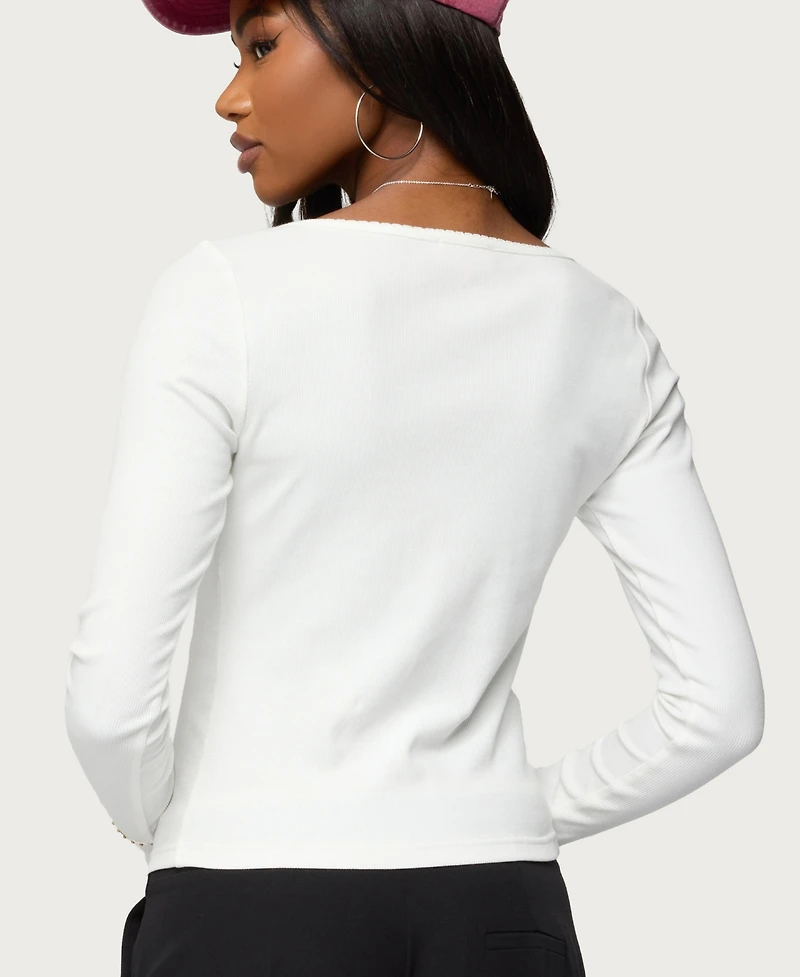 Edikted Women's Tanya Button Up Cardigan